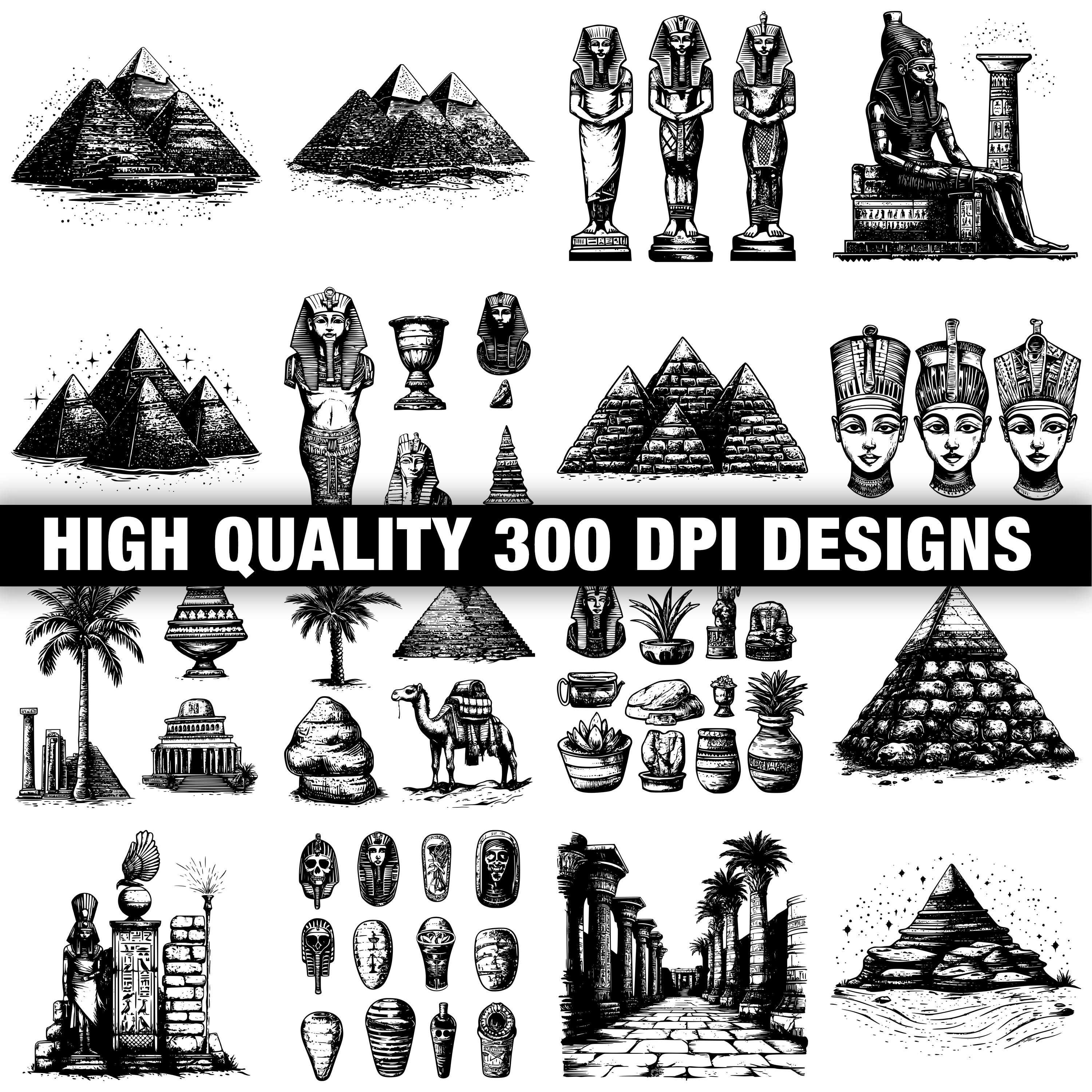 Ancient Egypt Svg Bundle | 117+ Svg Png Eps Dxf Clipart | Instant ...