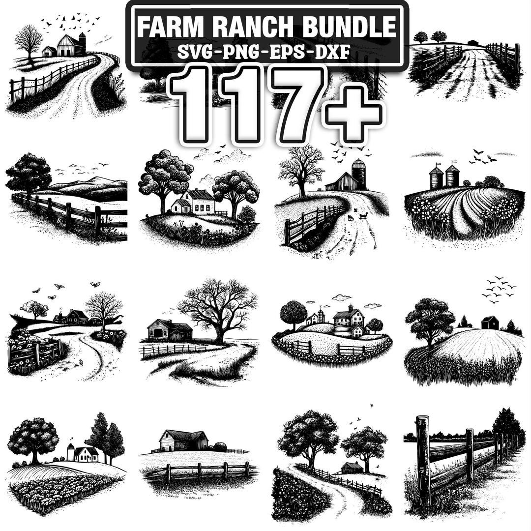 Roster Ranch Dxf File Plus de 117 modèles Farm Ranch svg, png, dxf, bundle | Téléchargement ...