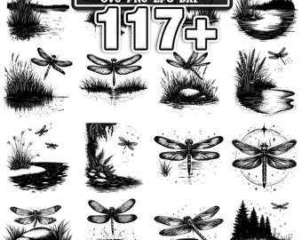 117+ American Dragonfly svg, png, dxf, eps designs bundle | Instant Digital Download