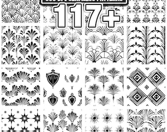 117+ Luxora (Art Deco Images) svg, png, dxf, eps designs bundle | Instant Digital Download