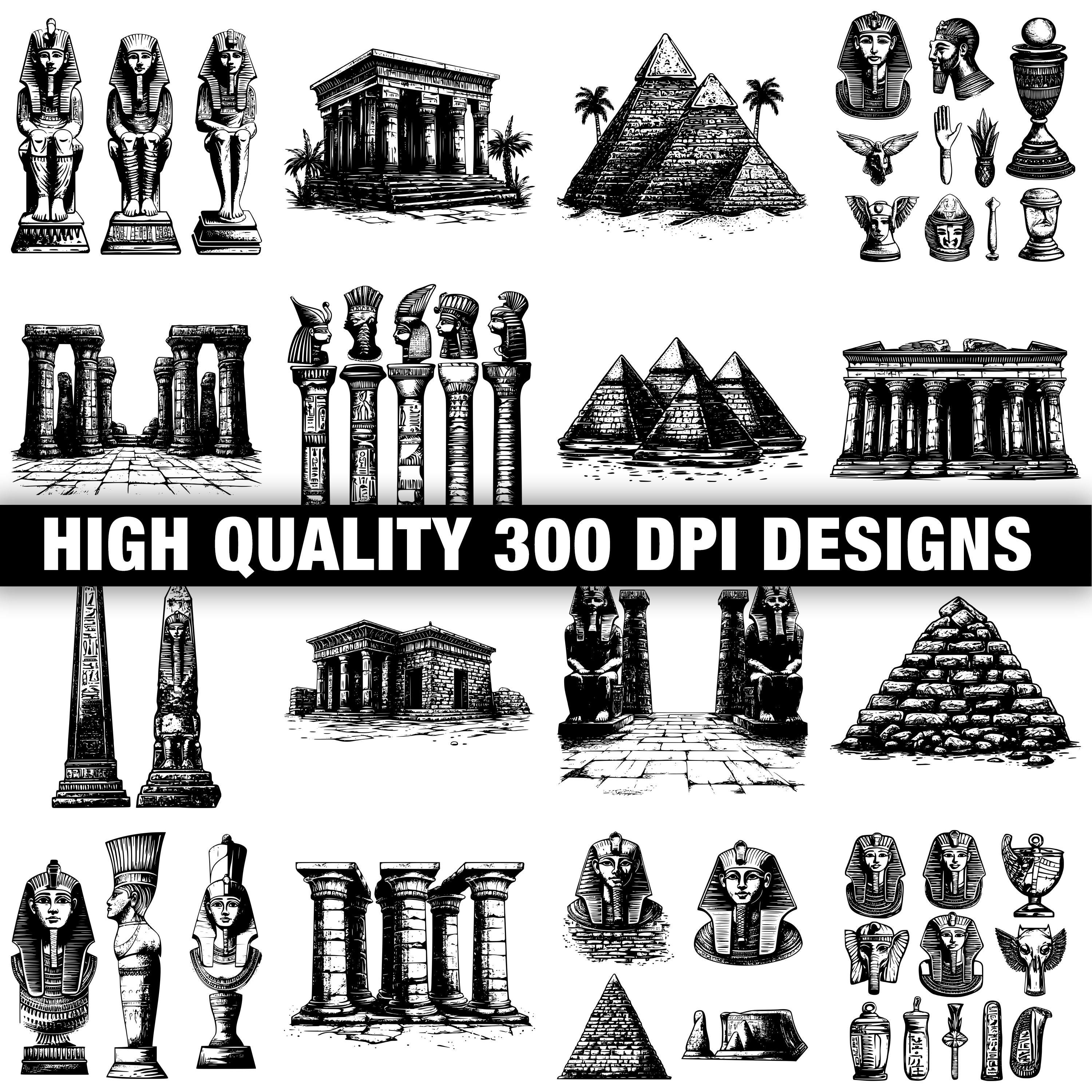 Ancient Egypt Svg Bundle | 117+ Svg Png Eps Dxf Clipart | Instant ...