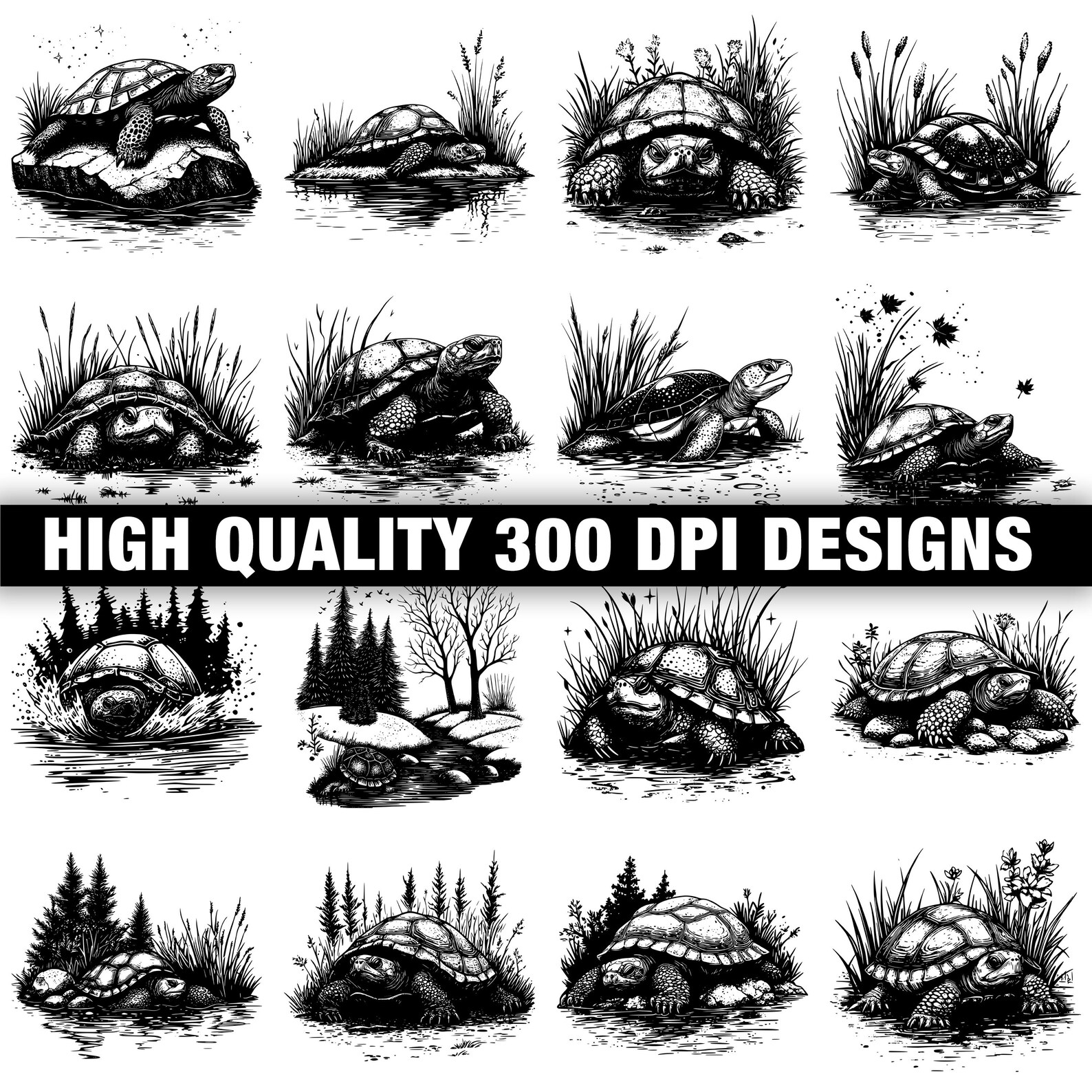 Snapper Turtle Dxf 117+ American Snapping Turtle Svg, Png, Dxf, Eps Designs Bundle ...