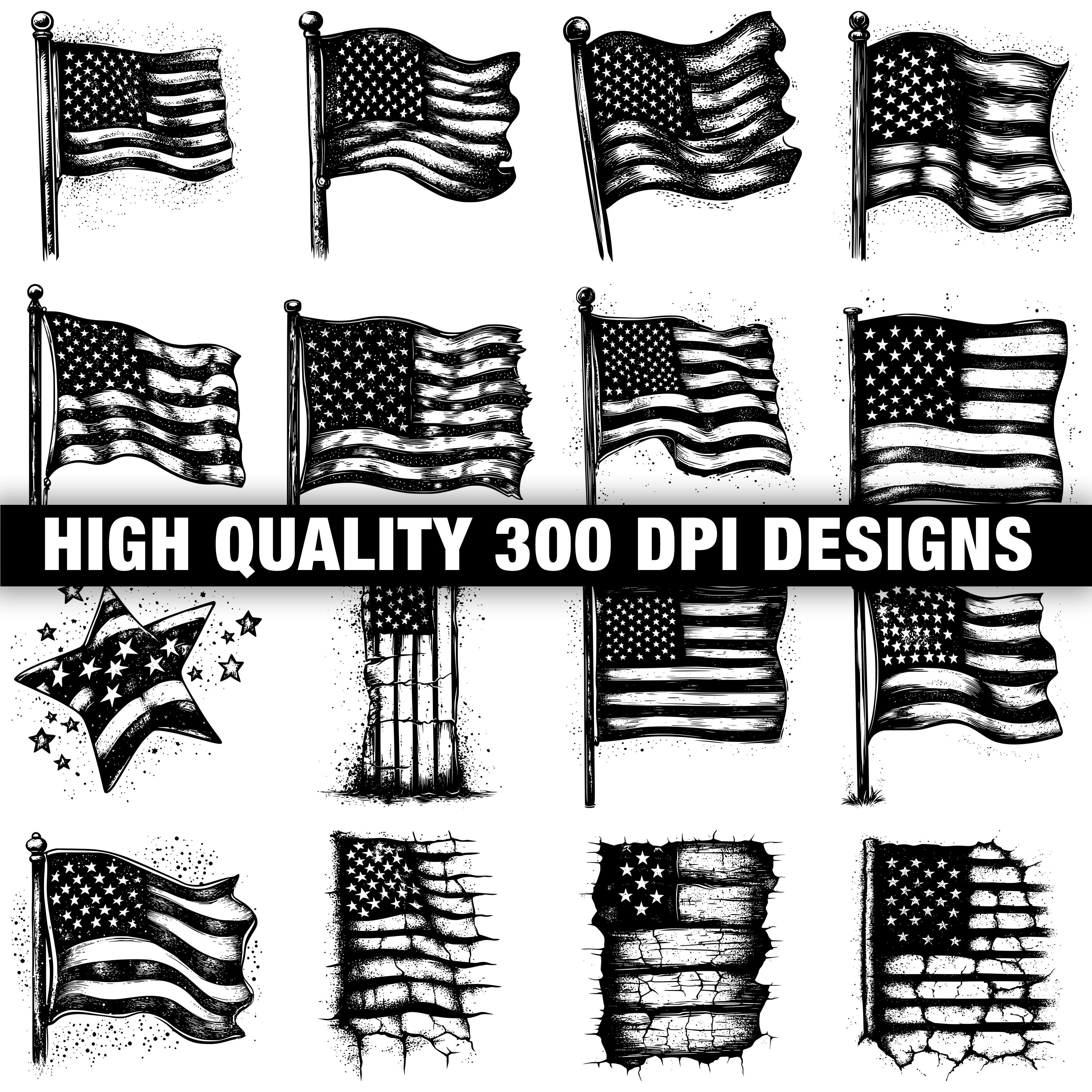 117+ Distress US Flag Svg, Png, Dxf, Eps Designs Bundle | Instant ...