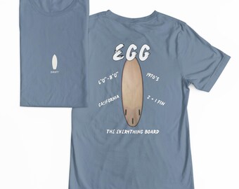 DRIFT Egg Surf Tee / Serie Board Outline / 2+1 quillas / Tolerante y divertida / La tabla para todo