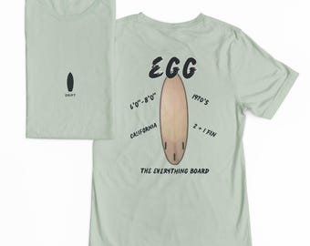 DRIFT Egg Surf Tee / Serie Board Outline / 2+1 quillas / Tolerante y divertida / La tabla para todo