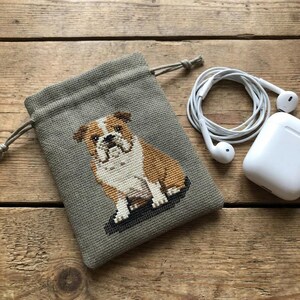 Tiny Dog Cross Stitch Pattern - Sitting English Bulldog PDF image 11