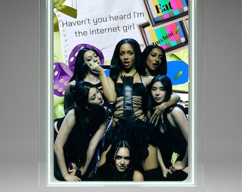 Katseye Merch Internet Girl Fan Art Poster - Wall Art Print
