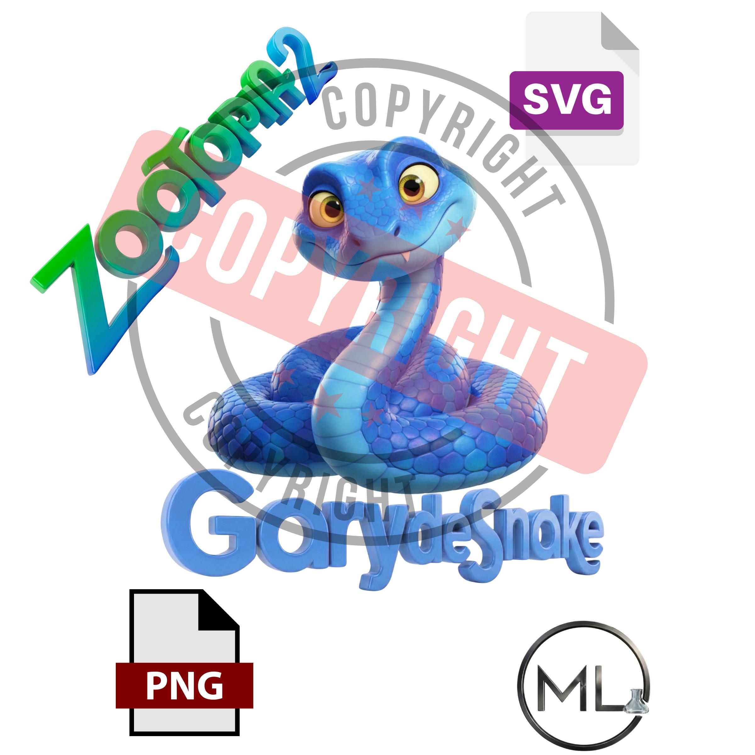 Zootopia 2 Inspired Clipart | Gary De Snake | 3D Cartoon PNG Bundle ...