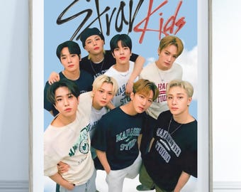 Póster de Stray Kids / Decoración de habitación K-pop (Descarga digital e imprimible)