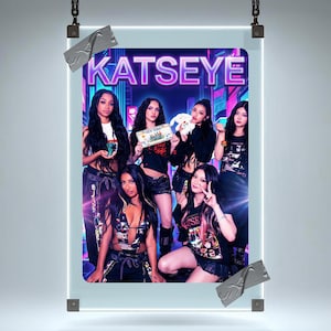 KATSEYE Poster: Global Girl Group Art Print