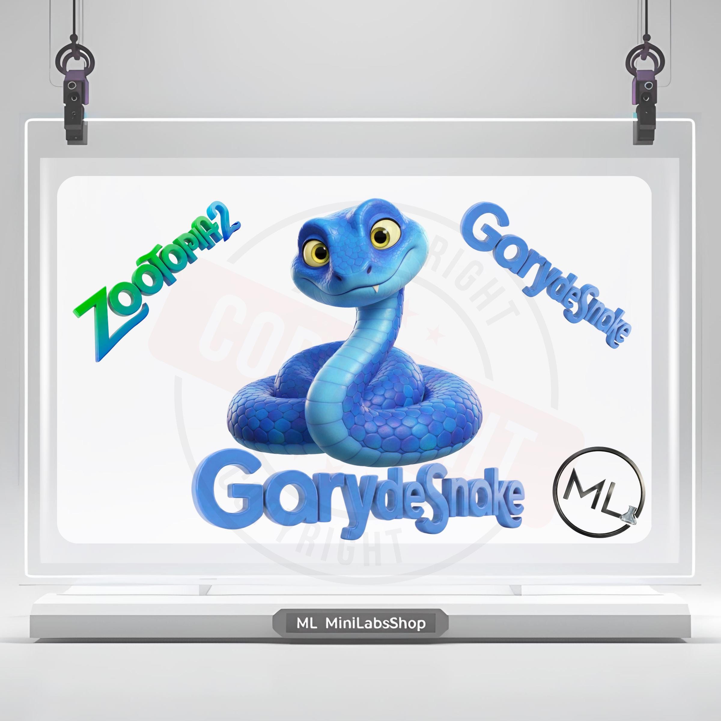 Zootopia 2 Inspired Clipart | Gary De Snake | 3D Cartoon PNG Bundle ...