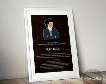 Poldark poster (Made to order)