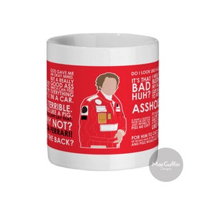 Rush - Niki Lauda 11oz ceramic mug (Made to order)