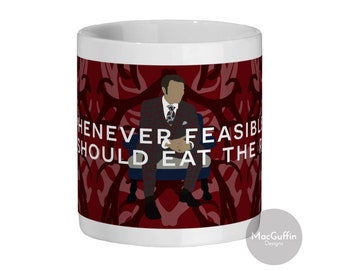 Hannibal - Hannibal Lecter 11oz ceramic mug (Made to order)