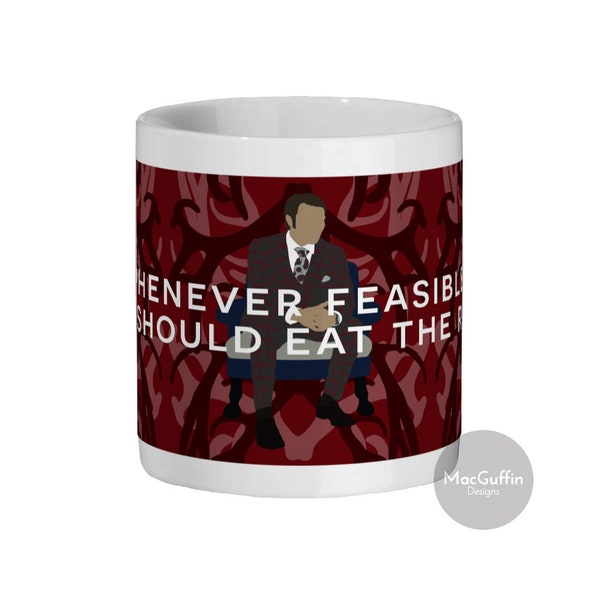 Hannibal - Hannibal Lecter 11oz ceramic mug (Made to order)