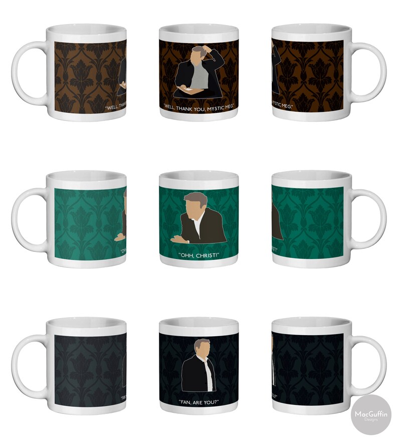 Sherlock Greg Lestrade 11oz ceramic mug Choose from 11 episodes Made to order image 5