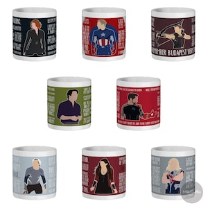 Avengers 11oz ceramic mug - Choose from 8 characters (Made to order)