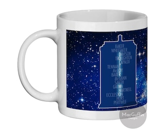 Doctor Who inspired 11oz ceramic mug (Made to order)