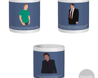 Peep Show 11oz ceramic mug - Choose from 3 characters (Made to order)