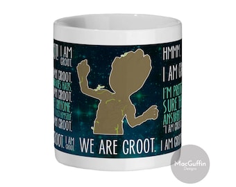 Guardians of the Galaxy - Groot 11oz ceramic mug (Made to order)