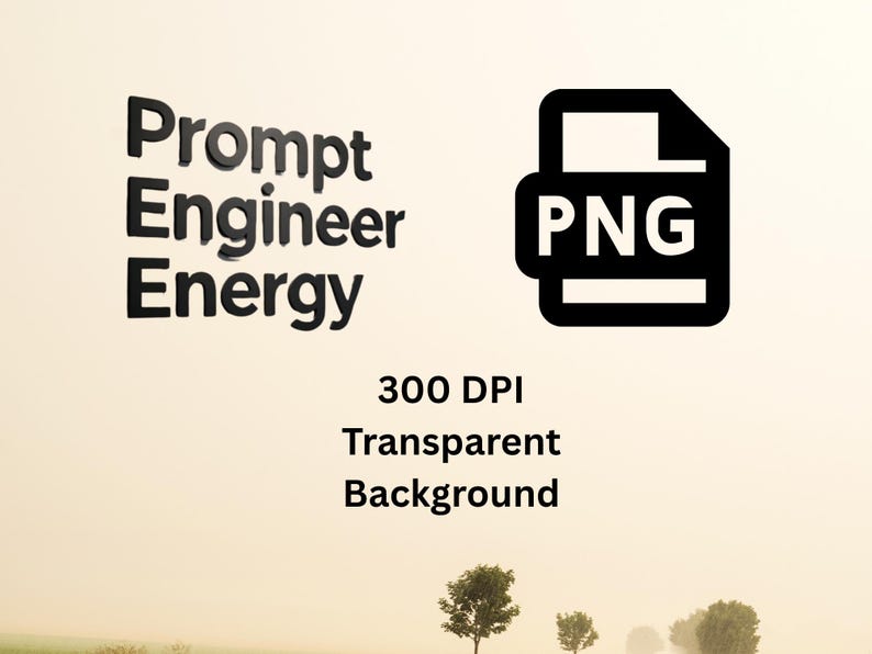 Prompt Engineer Energy PNG | AI T-shirt Design | Tech Minimalist ...