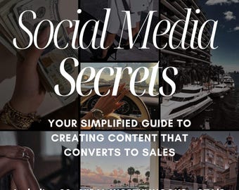 Social Media Secrets: Anleitung für die Erstellung von Inhalten die umwandeln, 90+ Hooks + CTAs