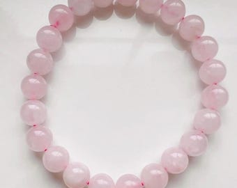 Rose Quartz Love Bracelet – Self Love, Compassion & Heart Chakra Healing