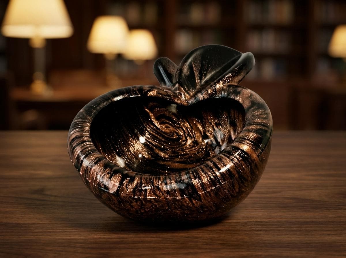 Murano Black Ashtray - Etsy