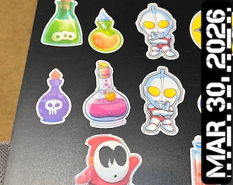 Water-proof Stickers 3x3 Set of 2