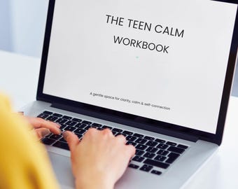 Teen Calm Workbook Anxiety Support Mindfulness Exercises Emotional Wellness Journal