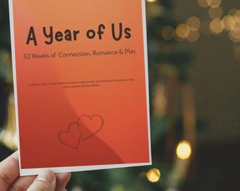 Een jaar voor ons | Werkboek van 90 pagina's voor stellen | Romantische en leuke relatie pdf