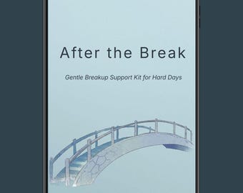 Breakup Support Kit Emotional Regulation No Contact Recovery Heartbreak Survival Guide PDF