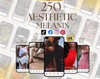 250+ Aesthetic Melanin Reels