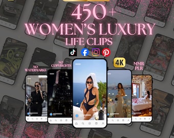 450+ Women's Luxury Life Reels