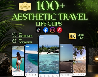 100+ reisspoelen: anonieme Instagram en TikTok (digitale download)