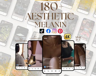 180+ Aesthetic Melanin Reels