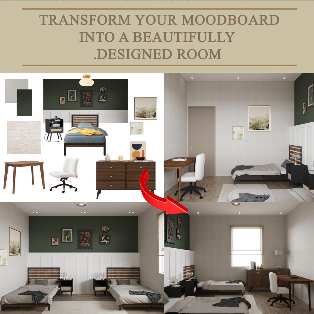 Custom 3D Interior Visualization for Architects | Homeowners | CGI Room ...