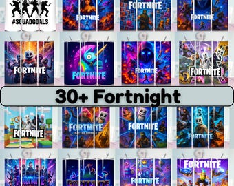 30+ Action Game Style Tumbler Wrap PNG | 20 oz Battle Royale Inspired Sublimation Design | Digital Download for Players