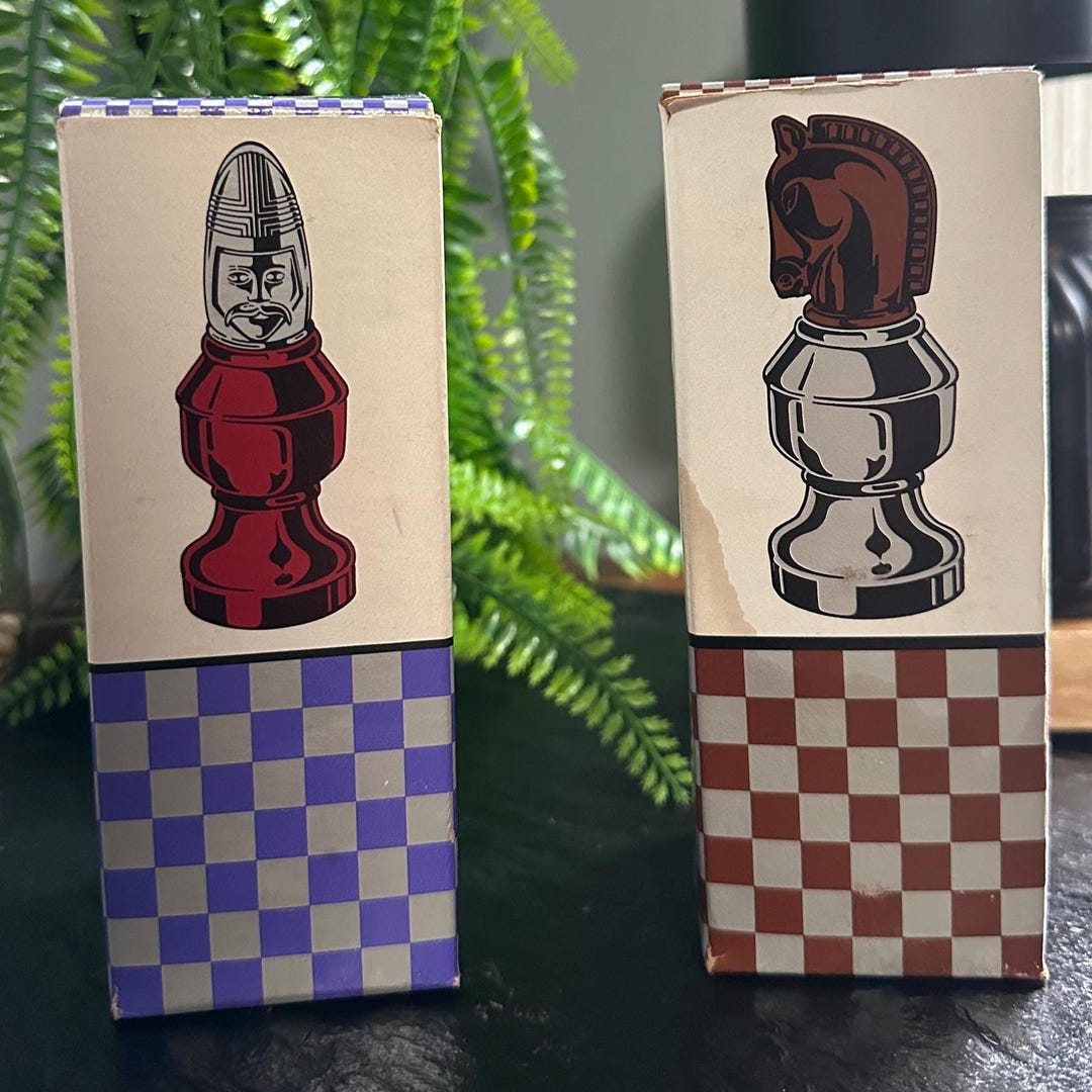 Vintage Avon Wild Country After Shave, Chess Piece Bottles, Bishop ...
