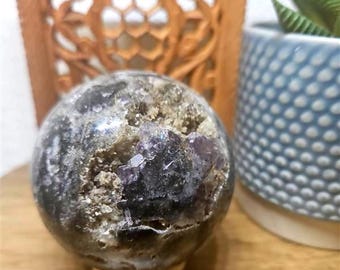 Sphalerite Druzy Super Sparkly Crystal Sphere:2.25