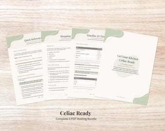 Guide för glutenfritt värdskap | Checklista för celiakisäkra kök för semestergäster | Utskrivbar PDF