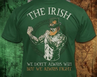 Camiseta Fighting Irish Heritage - Diseño gráfico desgastado