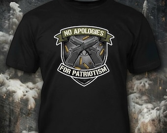No Apologies Patriotism T-Shirt: Uncompromising Conviction
