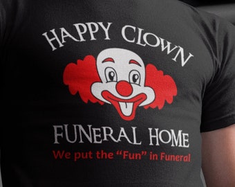 Happy Clown Funeral Home Weirdcore Clowncore T-Shirt