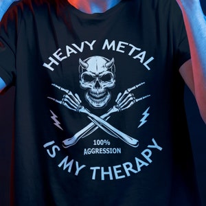 Heavy Metal Is My Therapy TShirt