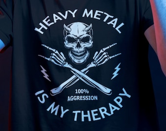 Heavy Metal Is My Therapy TShirt