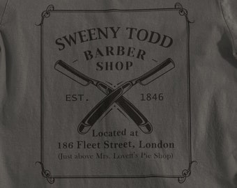 Sweeny Todd Demon Barber Dark Academia Clothing TShirt