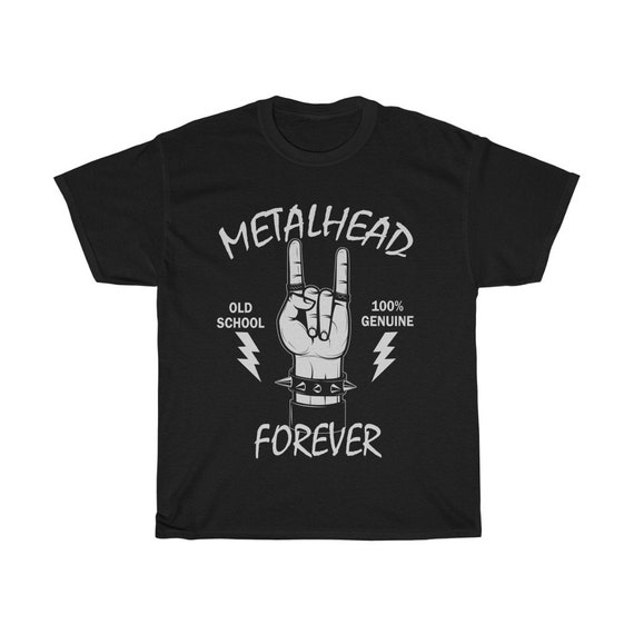 Camiseta de heavy metal para - Etsy México
