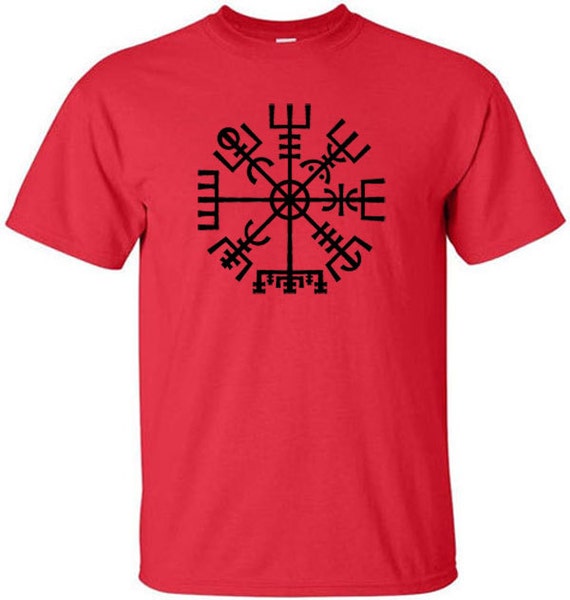 Vikings Compass Vegvisir Viking Symbol T-Shirt Vikings Compass Vegvisir Viking Symbol T-Shirt
