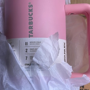 Stanley X Starbucks Limited Pink Cherry Blossom 40oz Tumbler image 4